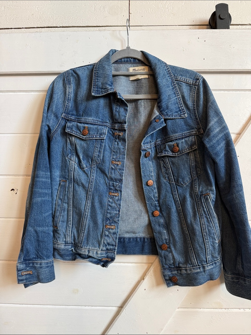 Madewell Classic Blue Denim Trucker Jacket